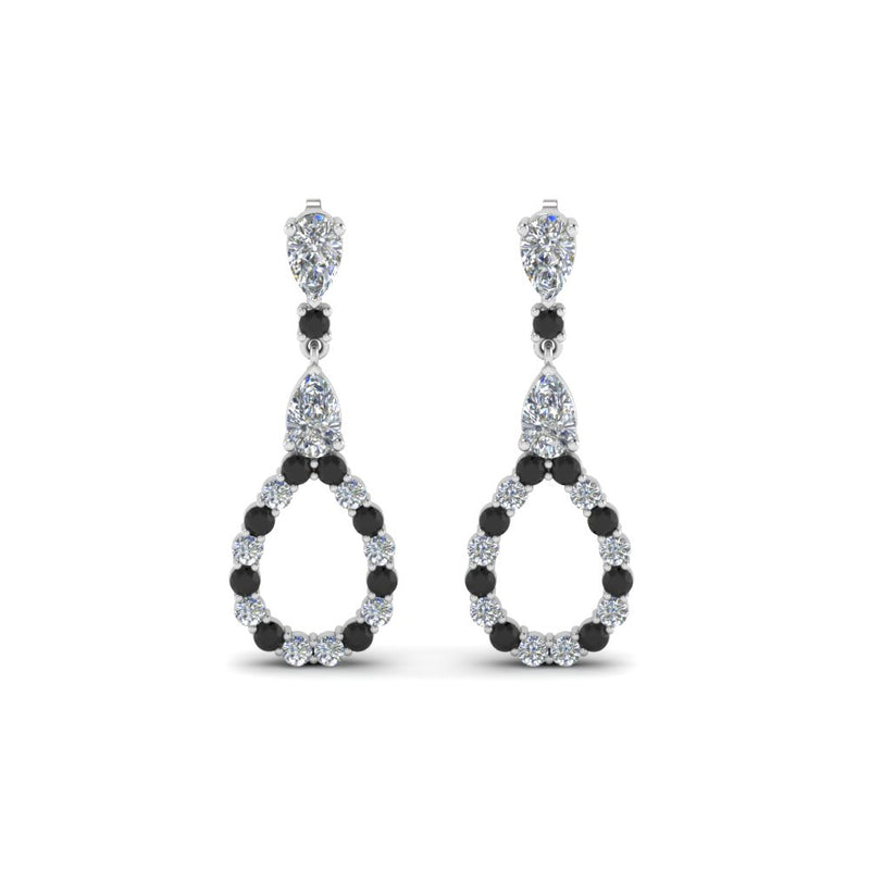 teardrop-earring-for-women-with-black-diamond-in-14K-white-gold-FDEAR8106GBLACKANGLE1-NL-WG