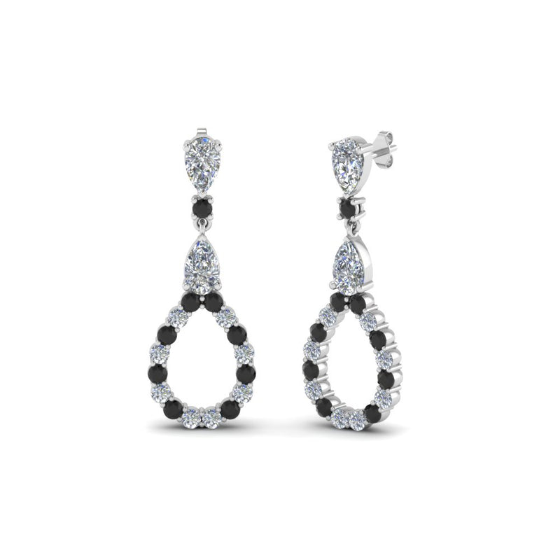 teardrop-earring-for-women-with-black-diamond-in-14K-white-gold-FDEAR8106GBLACKANGLE1-NL-WG