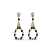teardrop-earring-for-women-with-black-diamond-in-14K-yellow-gold-FDEAR8106GBLACKANGLE1-NL-YG