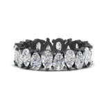 Load image into Gallery viewer, teardrop-eternity-band-4-carat-diamond-in-black-gold-FD10554PE-0.20CT-NL-BG
