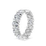 Load image into Gallery viewer, teardrop-eternity-band-4-carat-diamond-in-white-gold-FD10554PE-0.20CT-ANGLE2-NL-WG
