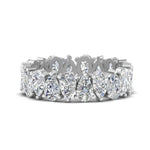 Load image into Gallery viewer, teardrop-eternity-band-4-carat-diamond-in-white-gold-FD10554PE-0.20CT-NL-WG
