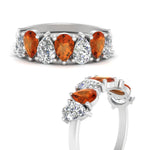 Load image into Gallery viewer, Teardrop Wedding Band Diamond 2.25 Carat
