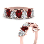 Load image into Gallery viewer, Wedding Band Teardrop Diamond 2.75 Carat
