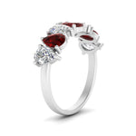 Load image into Gallery viewer, Wedding Band Teardrop Diamond 2.75 Carat
