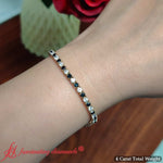 Load image into Gallery viewer, ennis-black-diamond-bracelet-4-carat-in-14k-yellow-gold-fdbrc8635
