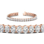 Load image into Gallery viewer, tennis-bracelet-12-carat-oval-diamond
