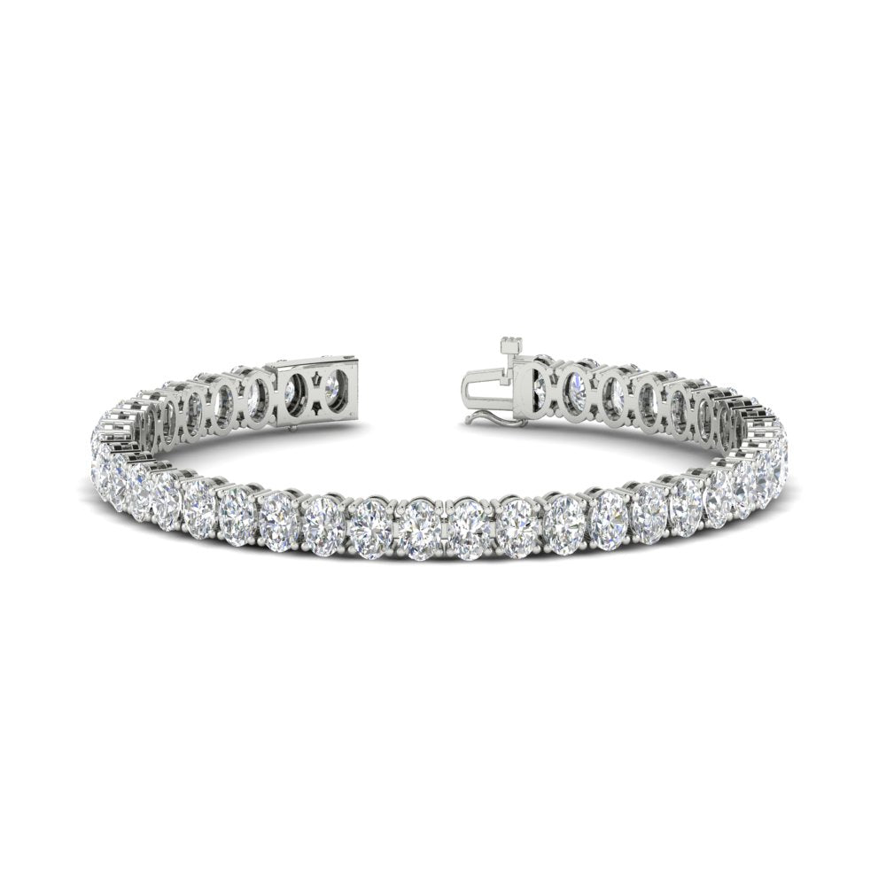 Tennis Bracelet 12 Carat Oval Diamond