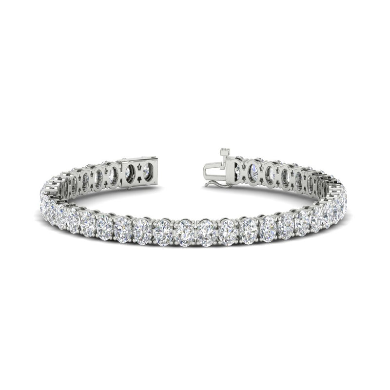Tennis Bracelet 12 Carat Oval Diamond
