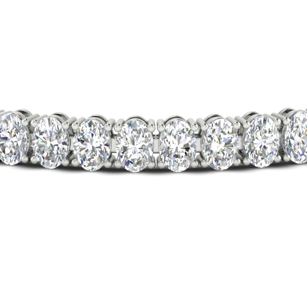 Tennis Bracelet 12 Carat Oval Diamond