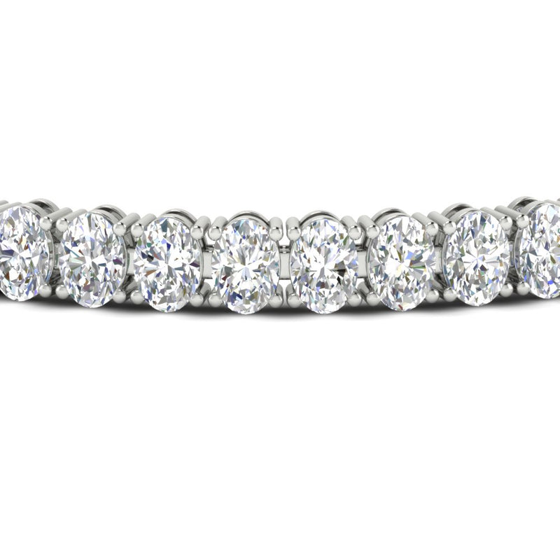 Tennis Bracelet 12 Carat Oval Diamond