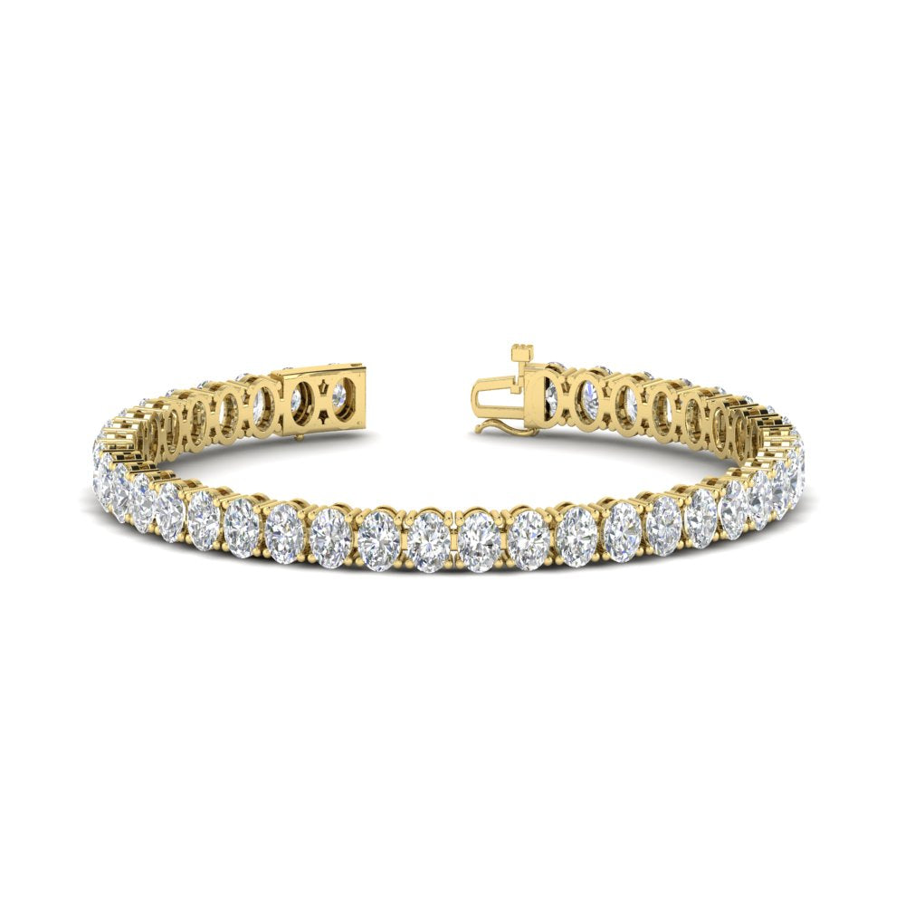 Tennis Bracelet 12 Carat Oval Diamond