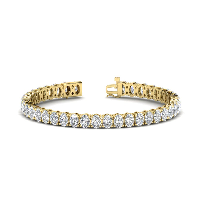 Tennis Bracelet 12 Carat Oval Diamond