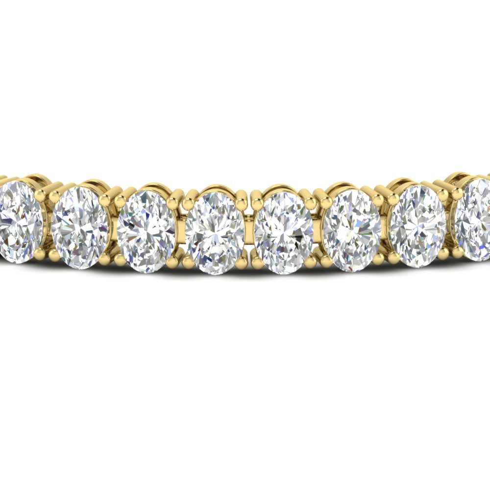 Tennis Bracelet 12 Carat Oval Diamond