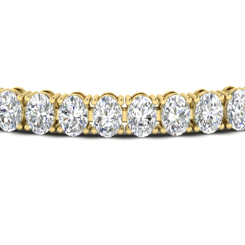 Tennis Bracelet 12 Carat Oval Diamond