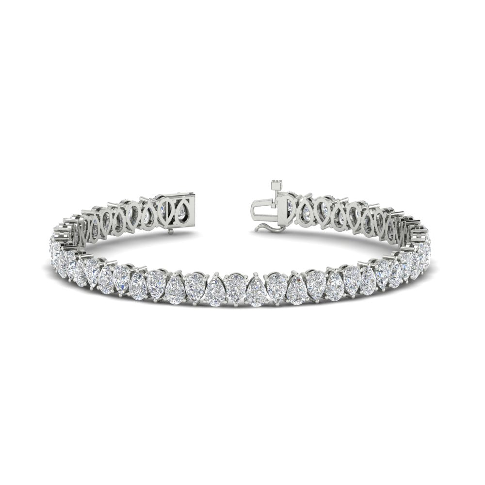 Tennis Bracelet 13 Ct Pear Diamond