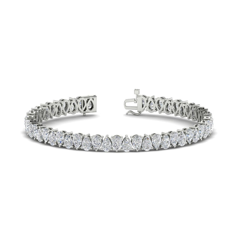 Tennis Bracelet 13 Ct Pear Diamond