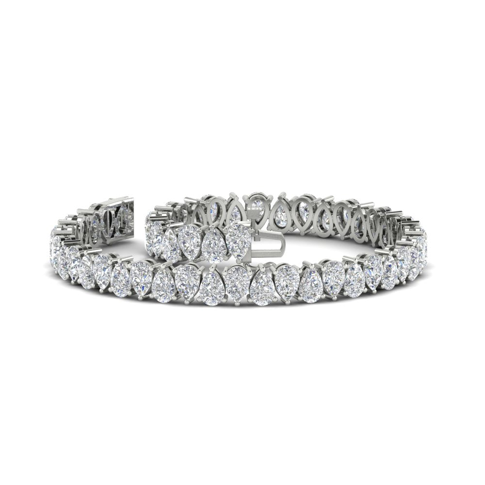 Tennis Bracelet 13 Ct Pear Diamond