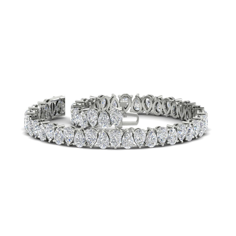 Tennis Bracelet 13 Ct Pear Diamond