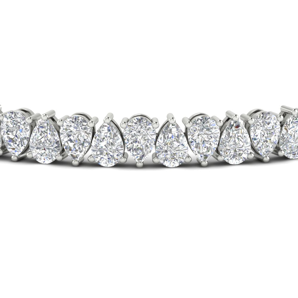 Tennis Bracelet 13 Ct Pear Diamond