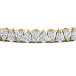 Load image into Gallery viewer, Tennis Bracelet 13 Ct Pear Diamond
