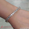 Load image into Gallery viewer, tennis-bracelet-basket-set-emerald-cut-20-carat-in-yellow-gold-fdbrc10449em-20-00-ct-fancy-1-yg.jpg