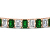 Load image into Gallery viewer, tennis-bracelet-basket-set-emerald-cut-20-carat-with-emerald-in-rose-gold-FDBRC10449EMGEMGRANGLE5-20.00CT-NL-RG.jpg