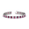 Load image into Gallery viewer, tennis-bracelet-basket-set-emerald-cut-20-carat-with-pink-sapphire-in-white-gold-FDBRC10449EMGSADRPI-20.00CT-NL-WG.jpg