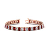 Load image into Gallery viewer, tennis-bracelet-basket-set-emerald-cut-20-carat-with-ruby-in-rose-gold-FDBRC10449EMGRUDR-20.00CT-NL-RG.jpg