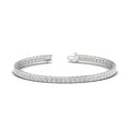 Thumbnail 13 - Princess Cut Half Bezel Tennis Bracelet