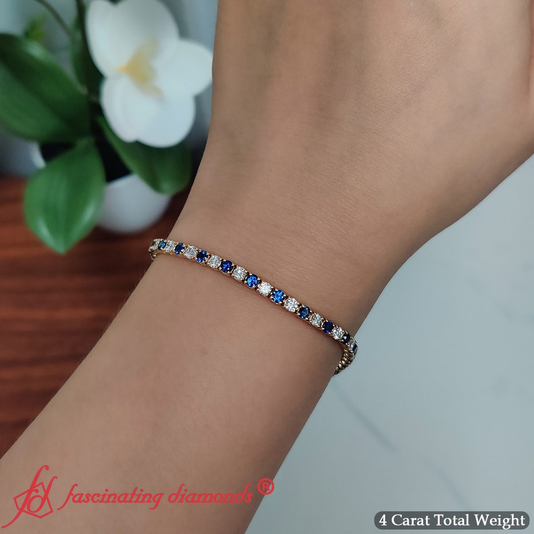 tennis-diamond-bracelet-4-carat-with-sapphire-in-18k-yellow-gold-fdbrc8635ro-4-00-ct-3