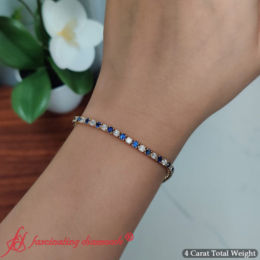 tennis-diamond-bracelet-4-carat-with-sapphire-in-18k-yellow-gold-fdbrc8635ro-4-00-ct-3