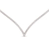 Load image into Gallery viewer, tennis-v-shaped-diamond-necklace-in-FD-NK10421-NL-RG
