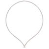 Load image into Gallery viewer, tennis-v-shaped-diamond-necklace-in-FD-NK10421-NL-RG