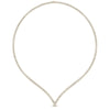Load image into Gallery viewer, tennis-v-shaped-diamond-necklace-in-FD-NK10421-NL-YG
