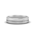 Load image into Gallery viewer, Textured Inlay Wedding Band
