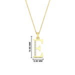 Load image into Gallery viewer, the-e-alphabet-diamond-pendant-in-FDPD11292E-NL-YG
