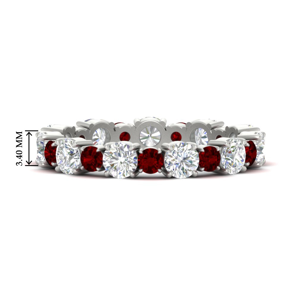 The Round Diamond 1.75 Carat Eternity Band