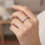 Load image into Gallery viewer, thin-art-deco-diamond-eternity-ring-in-white-gold-FDEWB9594