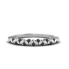 Load image into Gallery viewer, thin-black-diamond-vintage-wedding-band-in-white-gold-FD123703BGBLACK-NL-WG-GS