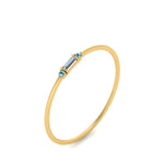 Load image into Gallery viewer, Thin Stack Baguette Ring
