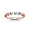 Load image into Gallery viewer, thin-blue-topaz-vintage-wedding-band-in-rose-gold-FD123703BGICBLTO-NL-RG-GS