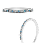 Load image into Gallery viewer, thin-braided-stacking-diamond-engagement-ring-with-blue-topaz-in-white-gold-FD123085BGICBLTOANGLE3-NL-WG.jpg

