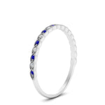 Load image into Gallery viewer, thin-braided-stacking-diamond-engagement-ring-with-sapphire-in-white-gold-FD123085BGSABLANGLE3-NL-WG.jpg
