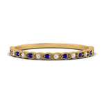 Load image into Gallery viewer, thin-braided-stacking-diamond-engagement-ring-with-sapphire-in-yellow-gold-FD123085BGSABLANGLE3-NL-YG.jpg

