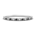 Load image into Gallery viewer, thin-braided-stacking-engagement-ring-with-black-diamond-in-white-gold-FD123085BGBLACKANGLE3-NL-WG.jpg
