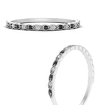 Load image into Gallery viewer, thin-braided-stacking-engagement-ring-with-black-diamond-in-white-gold-FD123085BGBLACKANGLE3-NL-WG.jpg
