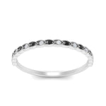 Load image into Gallery viewer, thin-braided-stacking-engagement-ring-with-black-diamond-in-white-gold-FD123085BGBLACKANGLE3-NL-WG.jpg

