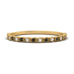 Load image into Gallery viewer, thin-braided-stacking-engagement-ring-with-black-diamond-in-yellow-gold-FD123085BGBLACKANGLE3-NL-YG.jpg
