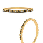 Load image into Gallery viewer, thin-braided-stacking-engagement-ring-with-black-diamond-in-yellow-gold-FD123085BGBLACKANGLE3-NL-YG.jpg
